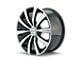 Touren TR3 Gloss Black Machined Wheel; 17x7 (06-10 Charger, Excluding SRT8)