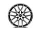 Touren TR60 Gloss Black Machined Wheel; 17x7.5 (06-10 Charger, Excluding SRT8)