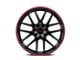 Touren TR60 Gloss Black with Red Ring Wheel; 18x8 (06-10 Charger, Excluding SRT8)