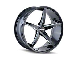 Touren TR70 Gloss Black Milled Wheel; 18x8 (06-10 Charger, Excluding SRT8)