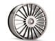 Touren TR10 Satin Silver Machined Wheel; 22x9; 35mm Offset (10-15 Camaro)