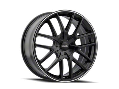 Touren TR60 Matte Black Wheel; 18x8; 20mm Offset (10-15 Camaro, Excluding ZL1)