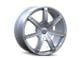 Touren TR65 Gloss Silver Wheel; 18x8; 35mm Offset (10-15 Camaro LS, LT)