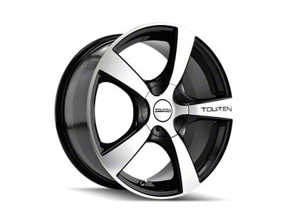 Touren TR9 Gloss Black Machined Wheel; 22x9; 40mm Offset (10-15 Camaro, Excluding ZL1)