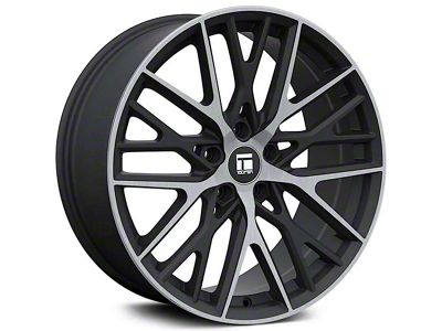 Touren TR91 Matte Black Brushed with Dark Wheel; 20x9; 35mm Offset (10-15 Camaro)