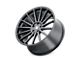 Touren TR92 Gloss Black Wheel; Rear Only; 22x10.5 (10-15 Camaro, Excluding ZL1)