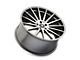 Touren TR92 Gloss Graphite Machined Wheel; 18x8; 35mm Offset (10-15 Camaro, Excluding ZL1)