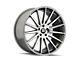 Touren TR92 Gloss Graphite Machined Wheel; Rear Only; 22x10.5 (10-15 Camaro, Excluding ZL1)