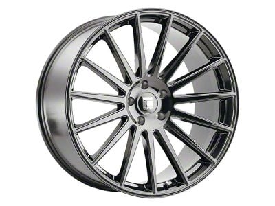 Touren TR92 Gloss Graphite Machined Wheel; Rear Only; 20x10.5; 35mm Offset (10-15 Camaro)