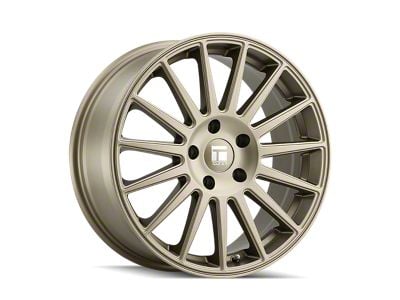 Touren TR92 Matte Gold Wheel; Rear Only; 22x10.5; 32mm Offset (10-15 Camaro, Excluding ZL1)