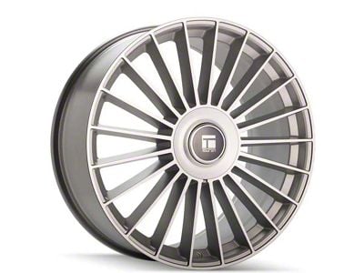 Touren TR10 Satin Silver Machined Wheel; 24x10 (10-14 Mustang)