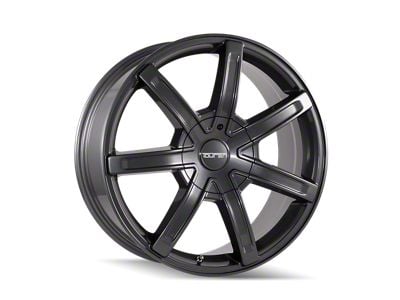 Touren TR65 Matte Gunmetal Wheel; 17x7.5 (10-14 Mustang GT w/o Performance Pack, V6)