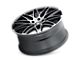 Touren TR75 Matte Black Brushed with Dark Wheel; 18x8; 40mm Offset (10-14 Mustang GT w/o Performance Pack, V6)