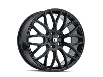 Touren TR76 Gloss Black Wheel; 17x8 (10-14 Mustang GT w/o Performance Pack, V6)