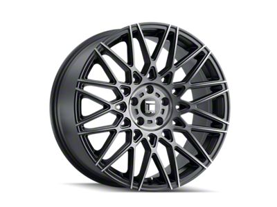 Touren TR78 Matte Black Brushed with Dark Wheel; 20x9; 35mm Offset (10-14 Mustang)