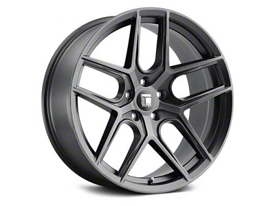 Touren TR79 Brushed Matte Black with Dark Tint Wheel; 18x8 (10-14 Mustang GT w/o Performance Pack, V6)