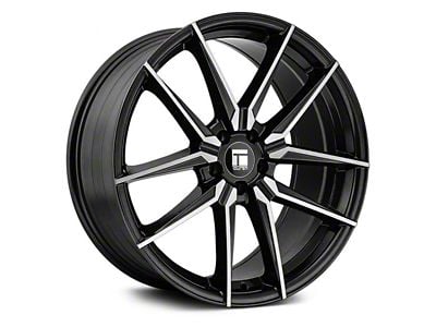 Touren TR94 Brushed with Dark Graphite Window Wheel; 18x8 (10-14 Mustang GT w/o Performance Pack, V6)