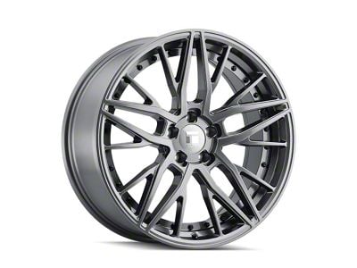 Touren TR92 Gloss Graphite Machined Wheel; 20x9 (2024 Mustang)