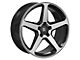 Touren TF96 Gloss Black Machined Wheel; 20x9 (16-24 Camaro)
