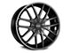 Touren TR60 Matte Black with Machined Ring Wheel; 20x8.5 (16-24 Camaro, Excluding ZL1)