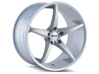 Touren TR70 Gloss Silver Milled Wheel; 20x8.5 (16-24 Camaro)