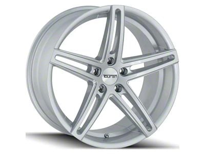 Touren TR73 Gloss Silver Milled Wheel; Rear Only; 20x10 (16-24 Camaro)