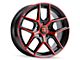 Touren TR79 Gloss Black with Red Tint Wheel; 20x9 (16-24 Camaro)
