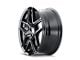 Touren TR79 Gloss Black Wheel; 18x8; 35mm Offset (16-24 Camaro, Excluding SS w/ 6-Piston Front Calipers & ZL1)