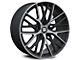 Touren TR91 Matte Black Brushed with Dark Wheel; Rear Only; 20x10.5 (16-24 Camaro)