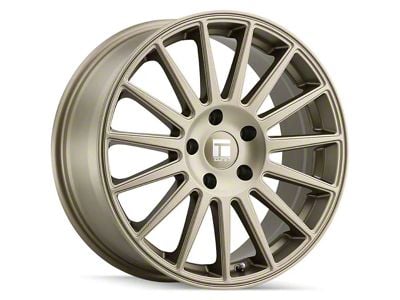 Touren TR92 Matte Gold Wheel; Rear Only; 20x10.5; 35mm Offset (16-24 Camaro)