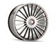 Touren TR10 Satin Silver Machined Wheel; 22x9 (11-23 RWD Charger, Excluding Widebody)