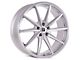 Touren TF02 Gloss Silver Brushed Wheel; 20x10 (2024 Mustang)