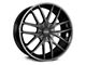 Touren TR60 Matte Black with Machined Ring Wheel; 18x8 (10-14 Mustang GT w/o Performance Pack, V6)