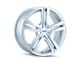 Touren TR62 Gloss Hyper Silver Machined Wheel; 16x7 (79-93 Mustang, Excluding Cobra)