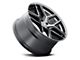 Touren TR79 Brushed Matte Black with Dark Tint Wheel; Rear Only; 20x10.5 (15-23 Mustang GT, EcoBoost, V6)