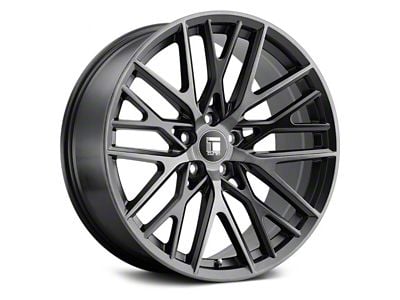 Touren TR91 Brushed Matte Black with Dark Tint Wheel; 20x9 (15-23 Mustang GT, EcoBoost, V6)