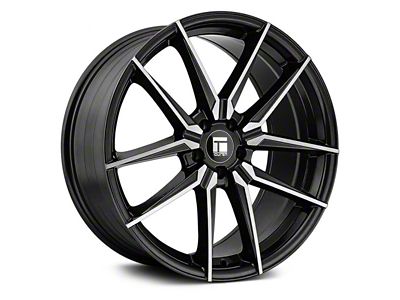 Touren TR94 Brushed with Dark Graphite Window Wheel; 18x8 (15-23 Mustang EcoBoost w/o Performance Pack, V6)