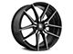 Touren TR94 Brushed with Dark Graphite Window Wheel; 19x8.5 (15-23 Mustang EcoBoost w/o Performance Pack, V6)