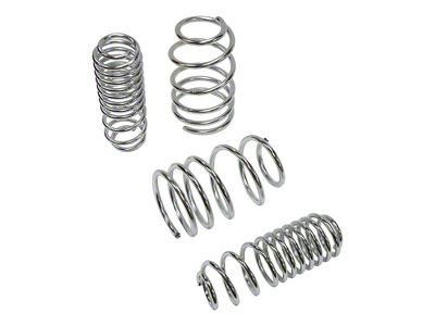 Touring Tech Performance Series Lowering Springs; Chrome (05-14 Mustang)