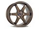 TRAKlite Wheels Drive Bronze with Machined Bronze Lip Wheel; 18x9.5 (10-15 Camaro LS, LT)