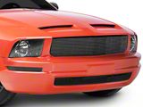 T-REX Grilles Billet Series Pony Delete Upper Grille; Polished (05-09 Mustang V6)