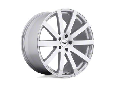 TSW Brooklands Silver with Mirror Cut Face Wheel; 19x9.5 (05-09 Mustang)