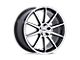 TSW Canard Gloss Black with Machined Face Wheel; 19x9.5 (05-09 Mustang)