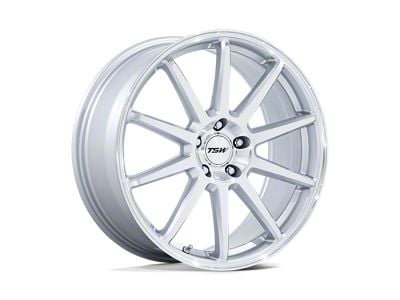 TSW Canard Gloss Silver with Machined Face Wheel; 19x10.5 (05-09 Mustang)