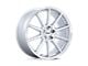 TSW Canard Gloss Silver with Machined Face Wheel; 20x10.5 (05-09 Mustang)