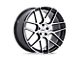 TSW Lasarthe Gloss Black Machined Wheel; 17x8 (05-09 Mustang GT, V6)