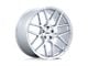 TSW Lasarthe Gloss Silver Machined Wheel; 17x8 (05-09 Mustang GT, V6)