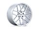 TSW Lasarthe Gloss Silver Machined Wheel; Rear Only; 18x10.5 (05-09 Mustang)