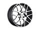 TSW Nurburgring Gunmetal with Mirror Cut Face Wheel; Rear Only; 18x10.5 (05-09 Mustang)