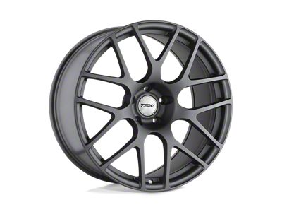 TSW Nurburgring Matte Gunmetal Wheel; 18x8.5 (05-09 Mustang GT, V6)